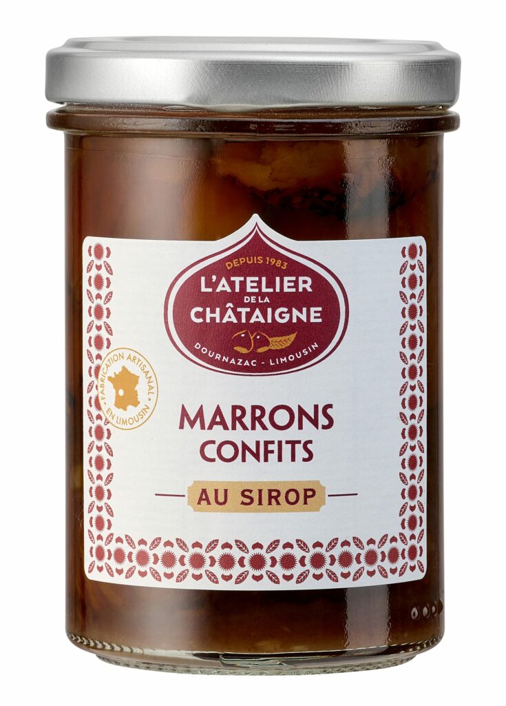 Marrons confits au sirop | L'Atelier de la châtaigne