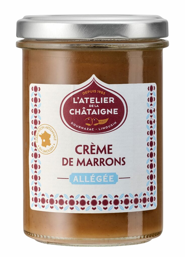 Crème de marrons allégée en sucre | L'Atelier de la châtaigne