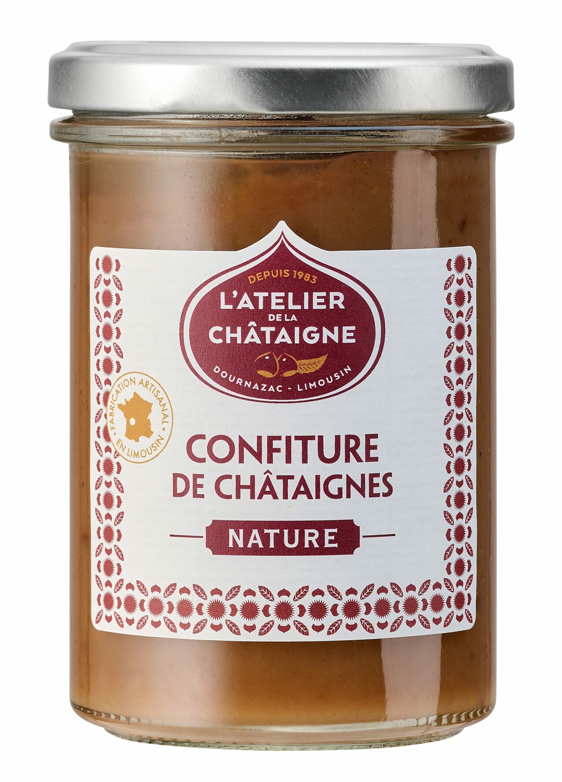 L’Atelier de la Châtaigne - Confiture de châtaignes nature