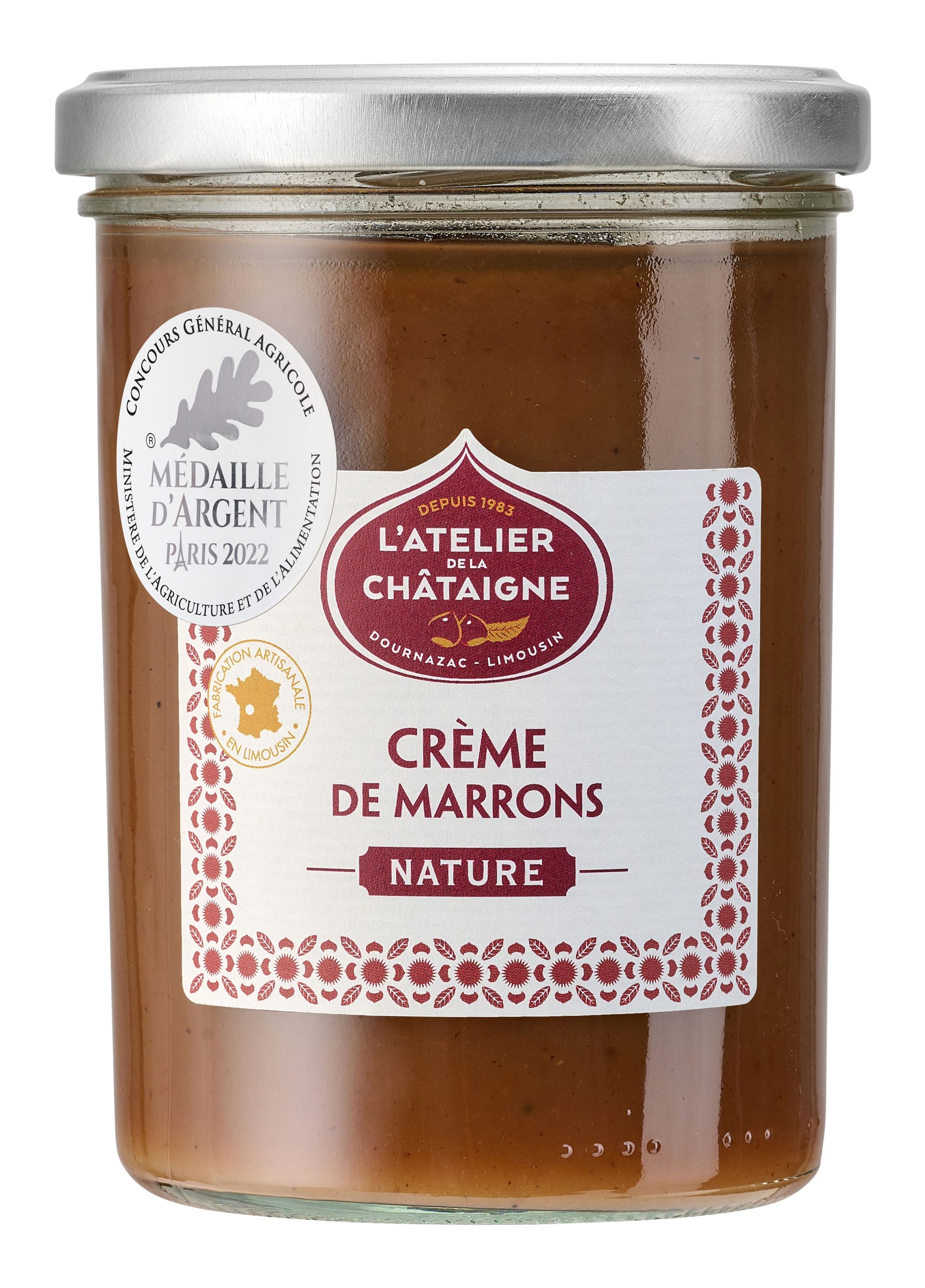 L’Atelier de la Châtaigne - Crème de marrons 230g